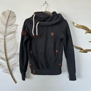 Naketano dark gray hoodie